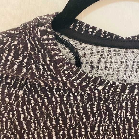 LULULEMON Runderful Long Sleeve RULU Knotted Jacquard Black White NWOT SZ 4 - Picture 12 of 16